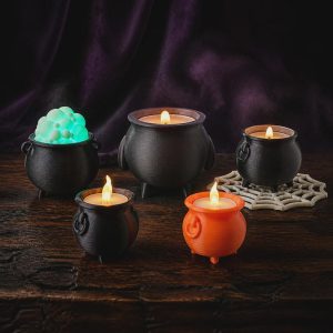 Cauldron LED Tea-Light Holders