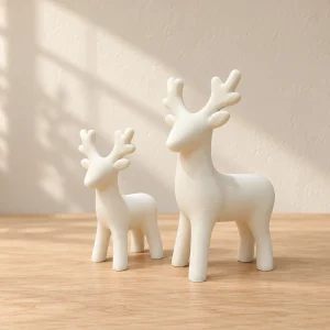Minimalist Reindeer Pair — design preview