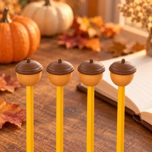 Acorn Pencil Toppers