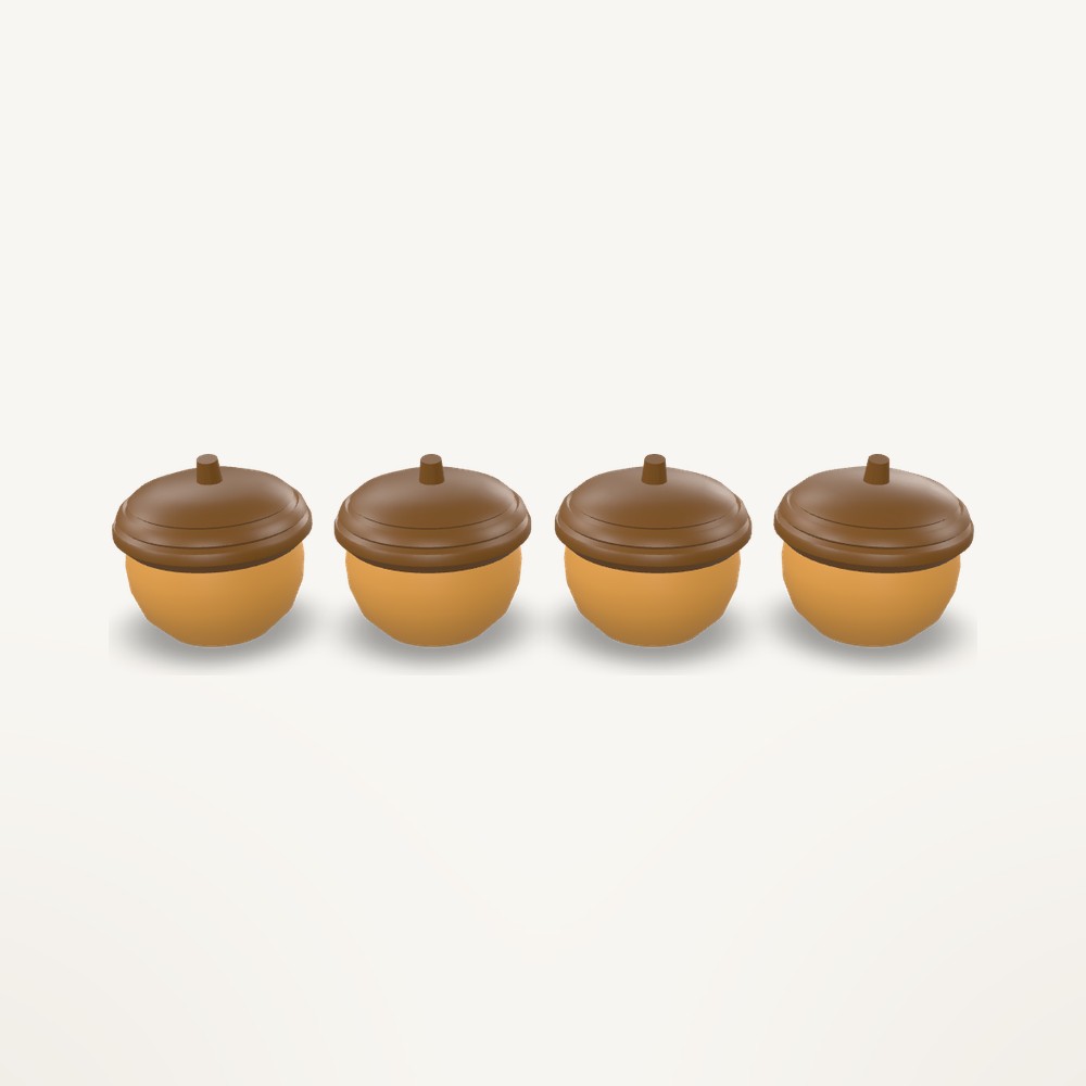 Acorn Pencil Toppers