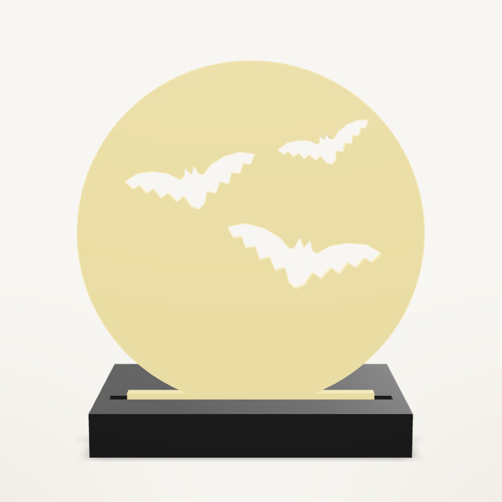 Bat Moon Tea-Light Lantern