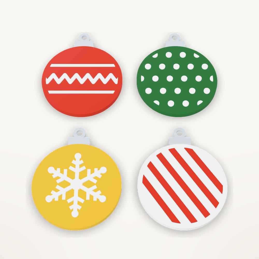 Bauble Ornament Set