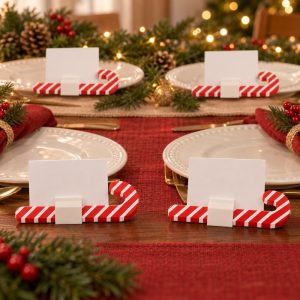 Candy Cane Place-Card Holders