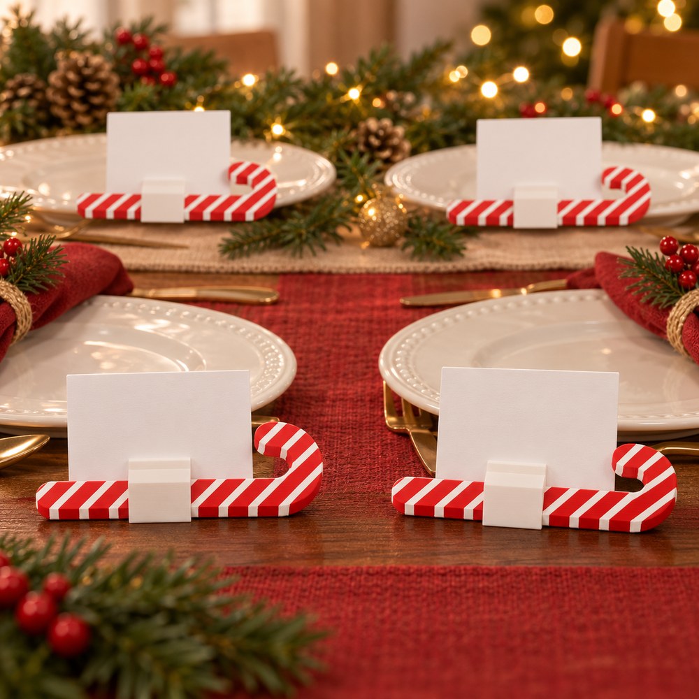 Candy Cane Place-Card Holders