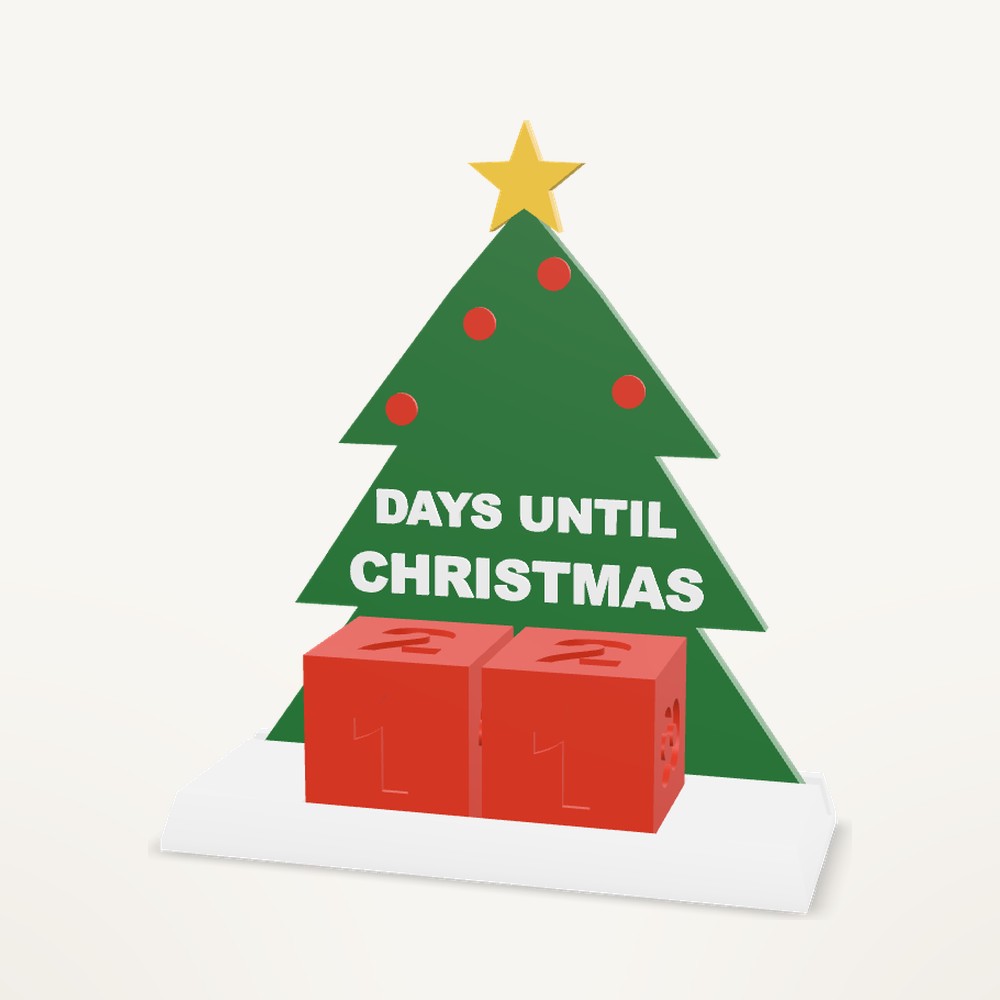 Christmas Countdown Tree