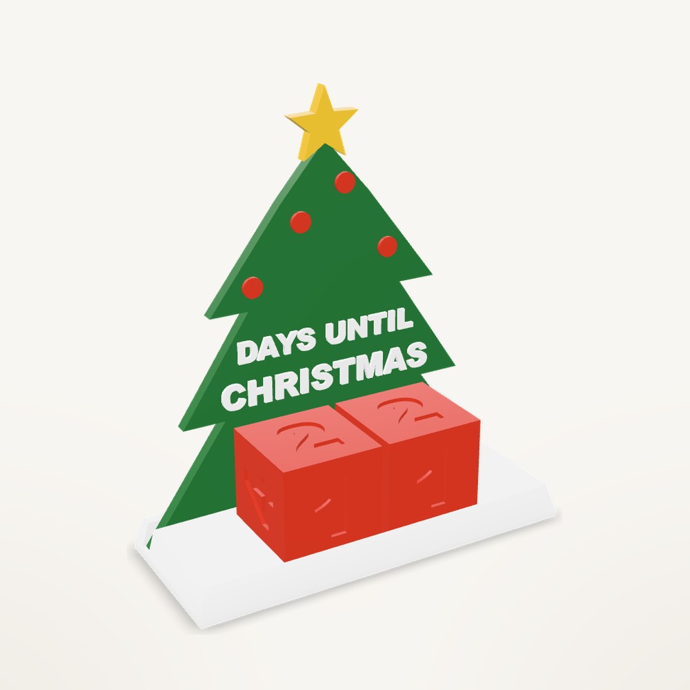 Christmas Countdown Tree