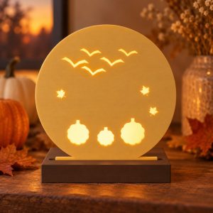 Harvest Moon Tea-Light Lantern