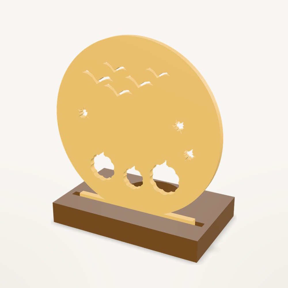 Harvest Moon Tea-Light Lantern