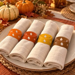 Leaf Napkin Rings