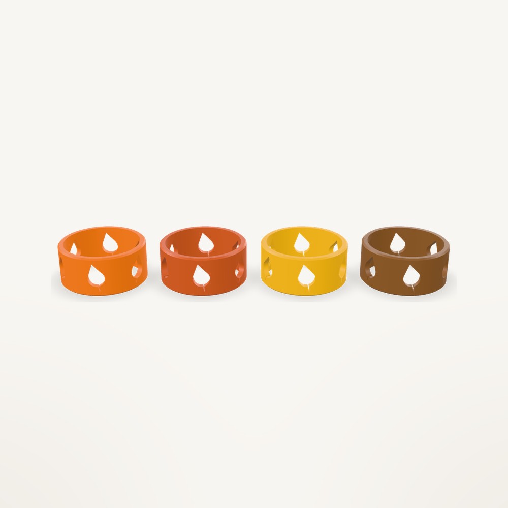 Leaf Napkin Rings