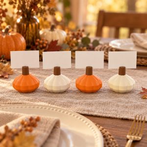 Pumpkin Place-Card Holders (Set of 4)