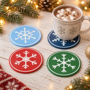 Snowflake Coaster Set