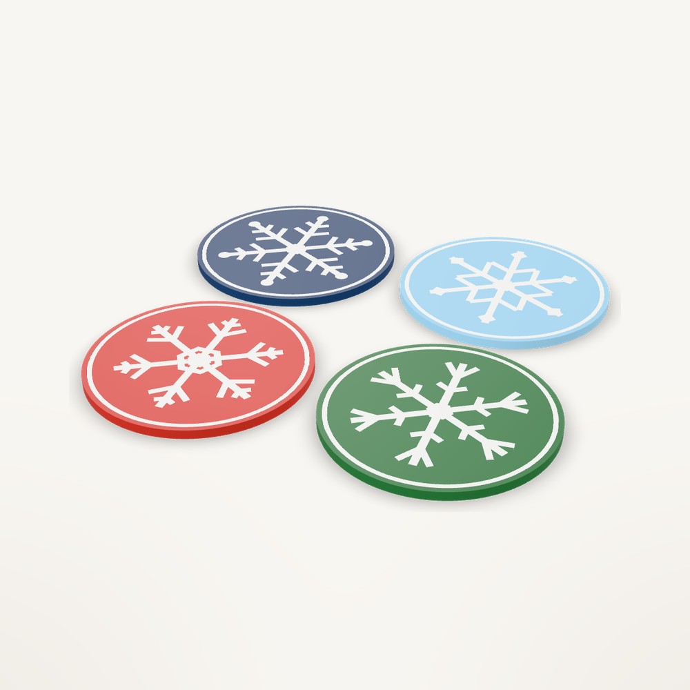 Snowflake Coaster Set