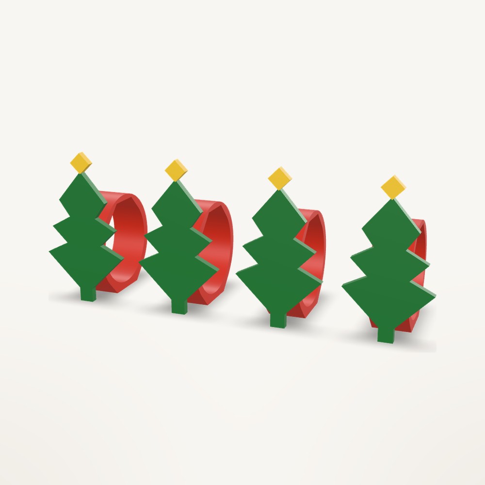 Christmas Tree Napkin Rings