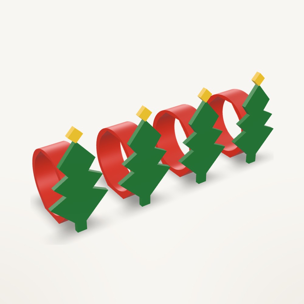 Christmas Tree Napkin Rings