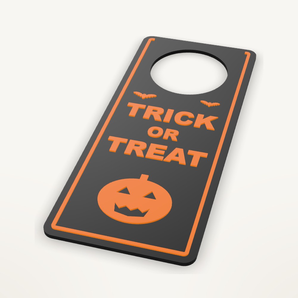 Trick or Treat Door Hanger