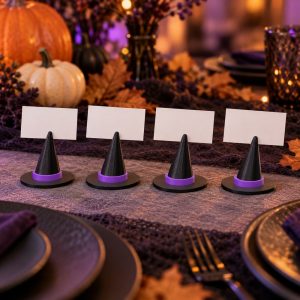 Witch Hat Place-Card Holders