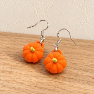Pumpkin Earrings — design preview