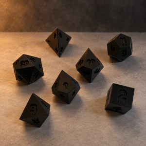 Spooky Dice Set — design preview